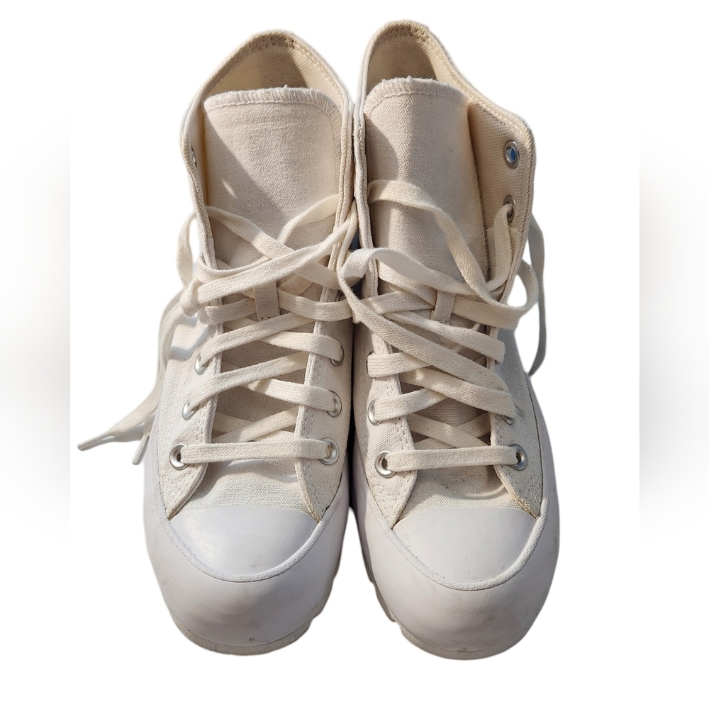 HP! Converse white platform shoes - Picture 4 of 9